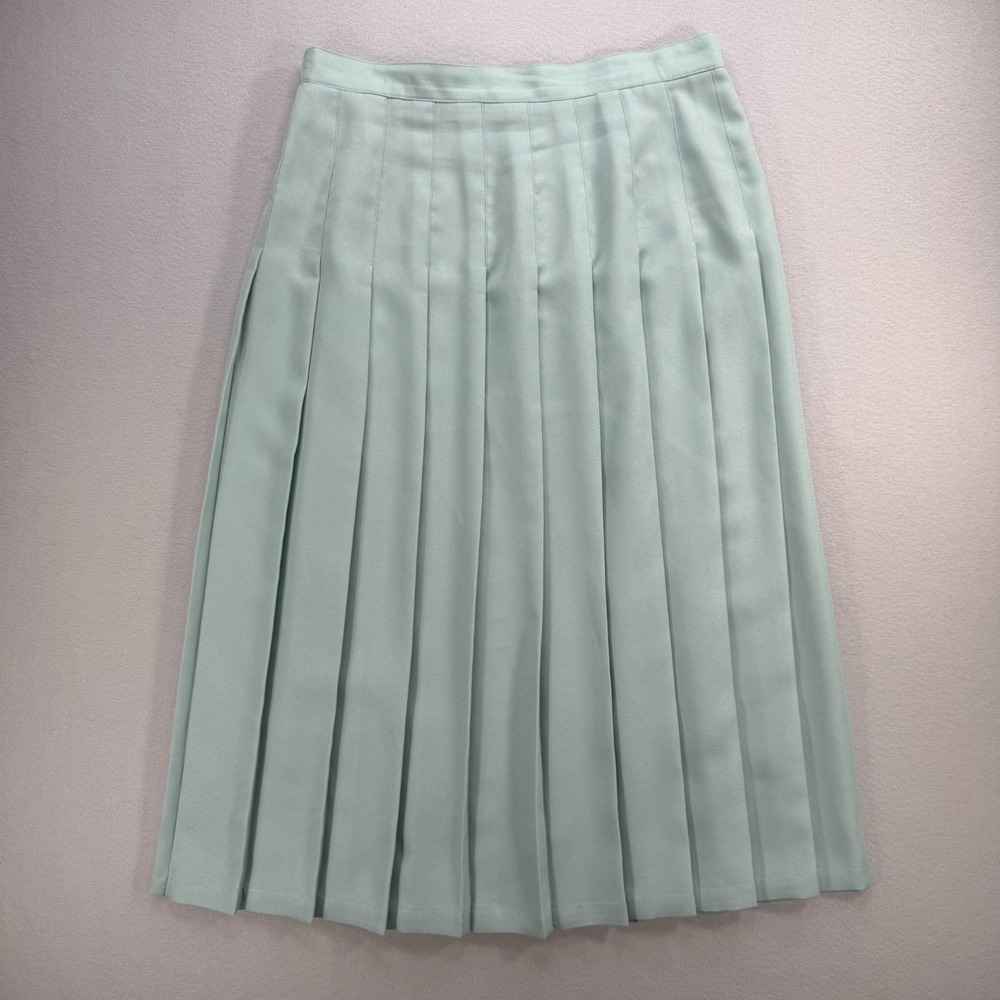 Vintage Willow Ridge Sz 20 T Skirt Mint Pleated Midi A line Cottagecore Modest